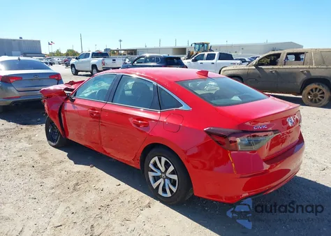 2025 Honda Civic Lx z USA, uszkodzony, nr VIN 2HGFE2F21SH544720